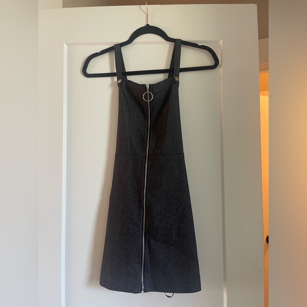 NanaMacs Black Zipper Dress